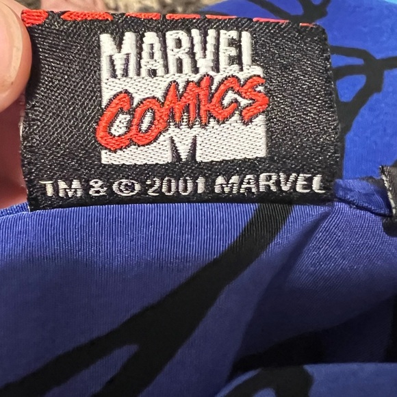 Rare Vintage 2001 Spider-Man Marvel Comics Button Up Shirt - Picture 9 of 10